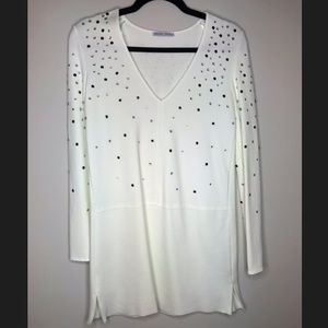 Zara Studded Long Sleeve Dress